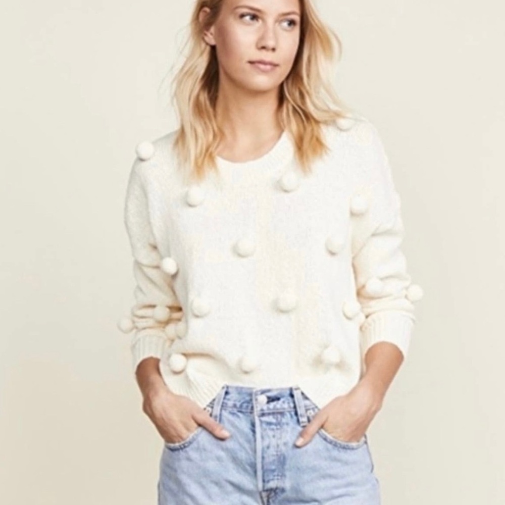 Aerie Pom Pom Sweater Size Small